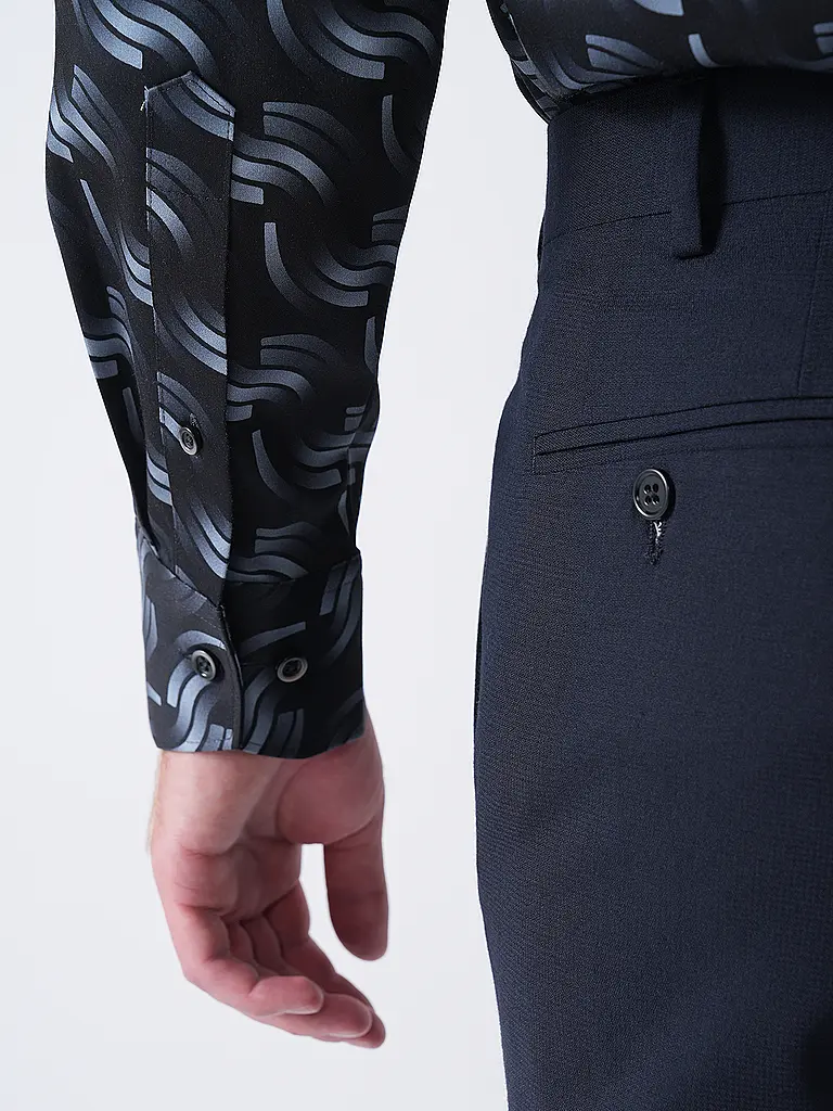 OLYMP | Hemd Modern Fit  | schwarz