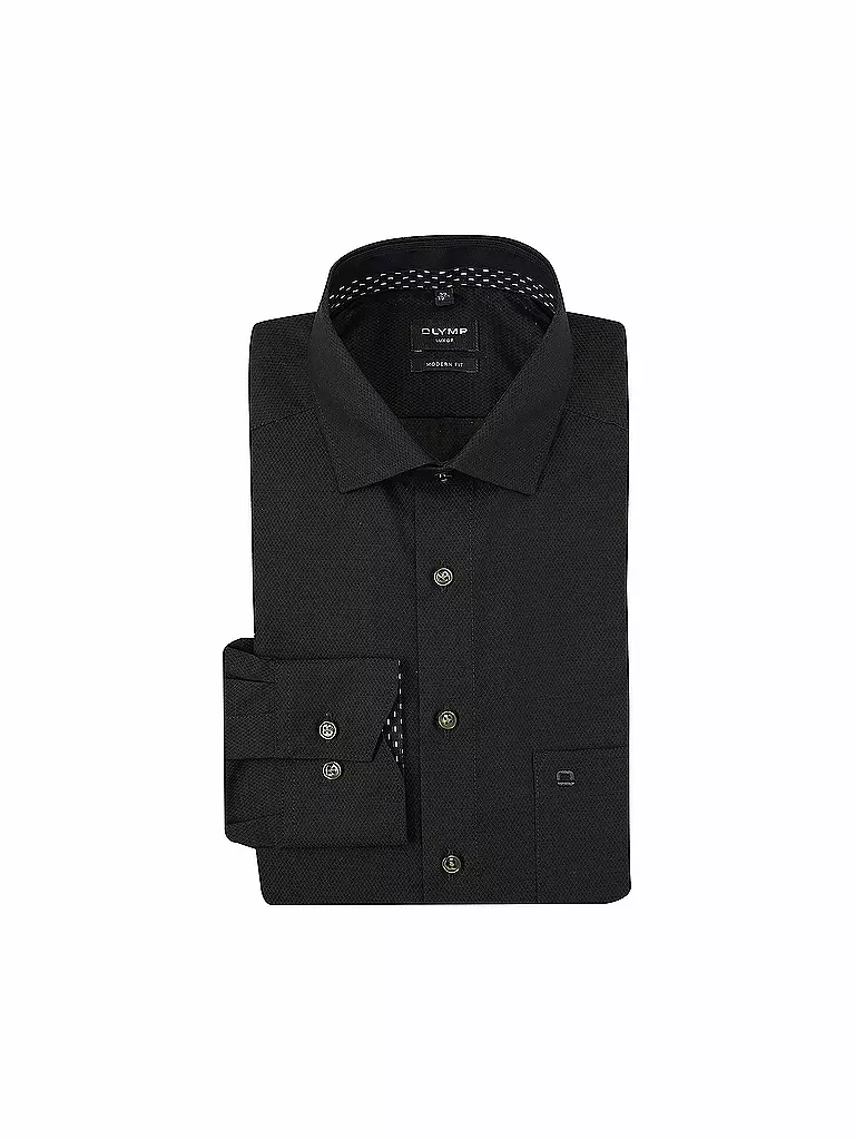 OLYMP | Hemd Modern Fit | schwarz