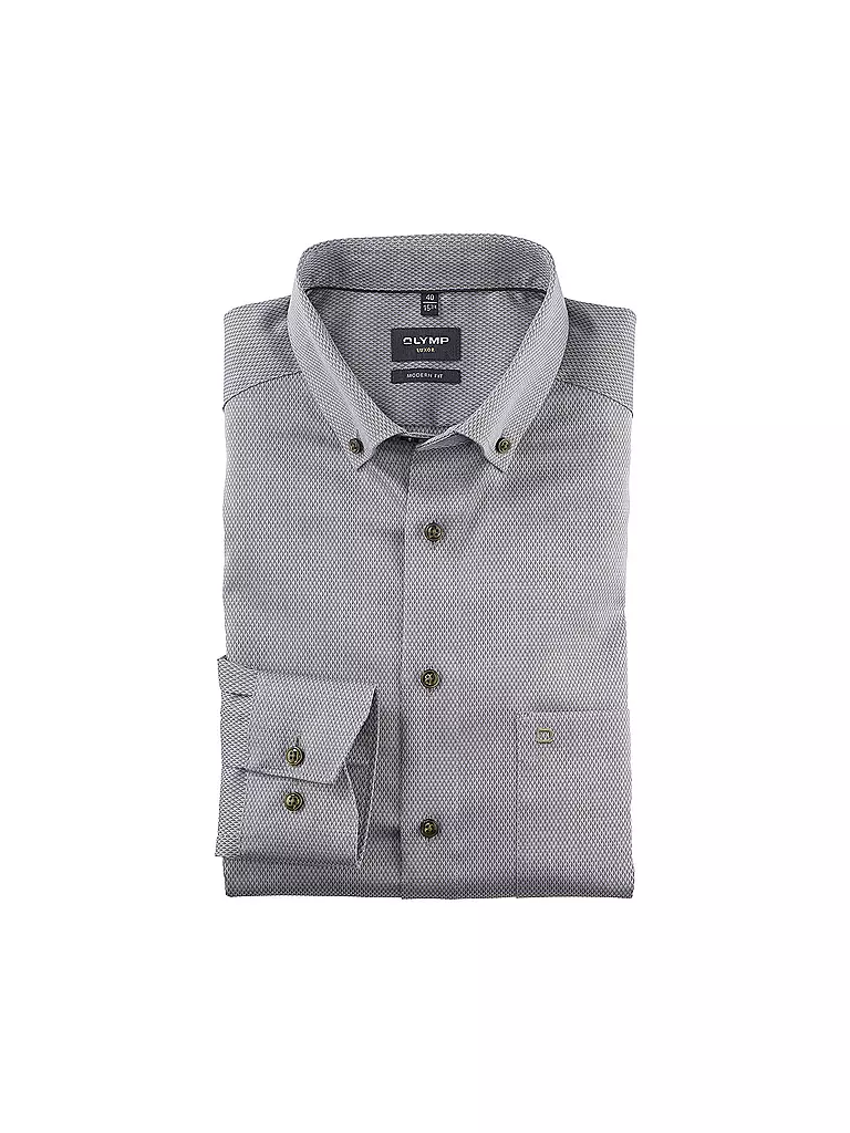 OLYMP | Hemd Modern Fit | grau