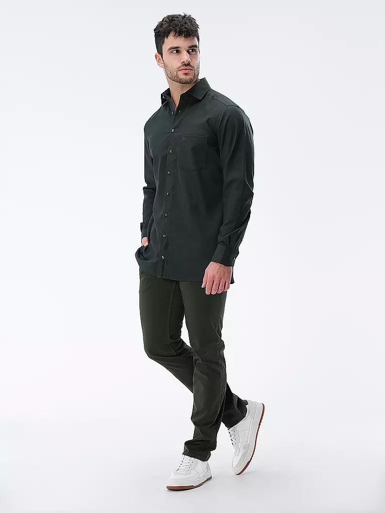 OLYMP | Hemd Modern Fit | schwarz