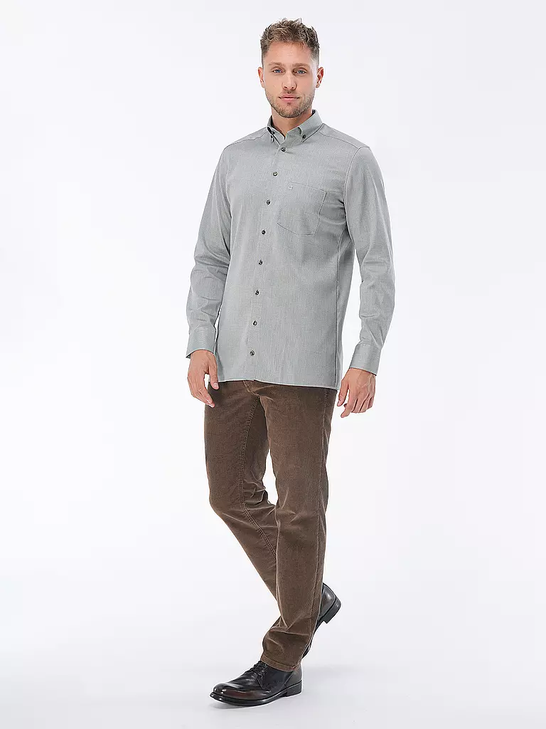 OLYMP | Hemd Modern Fit | grau