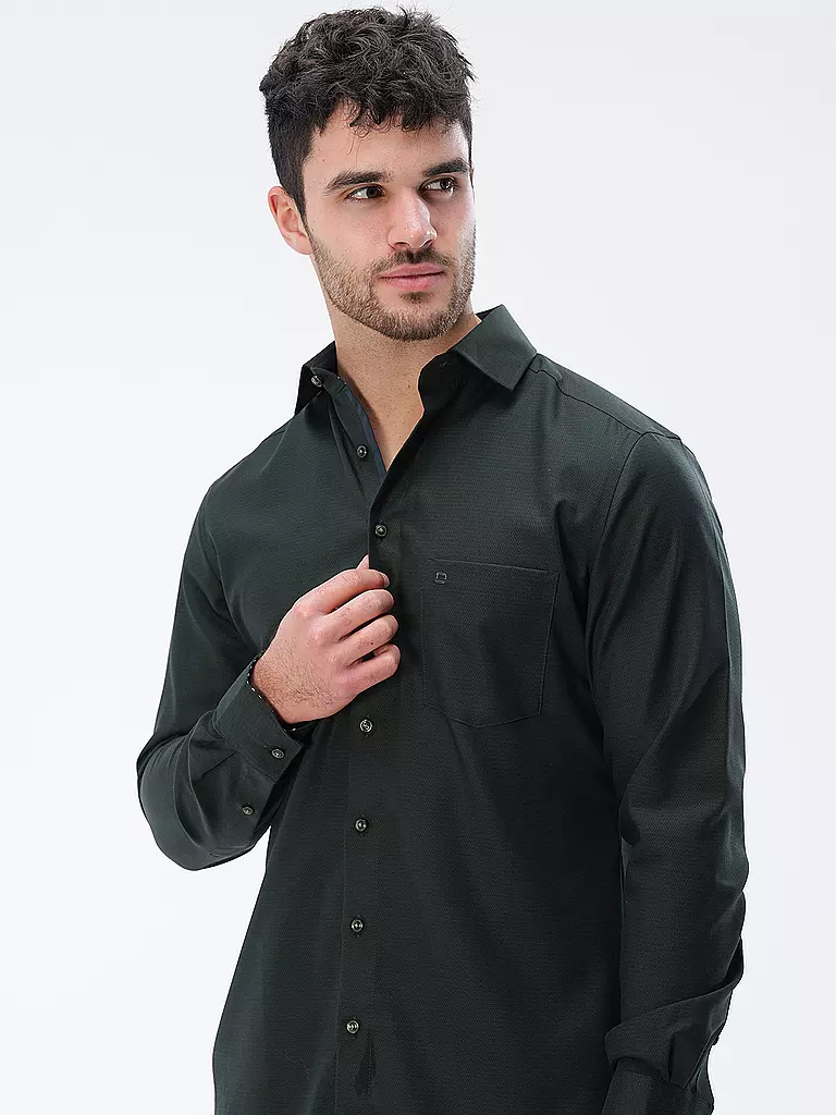 OLYMP | Hemd Modern Fit | schwarz