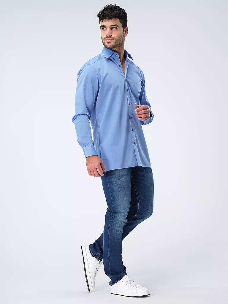 OLYMP | Hemd Modern Fit | blau