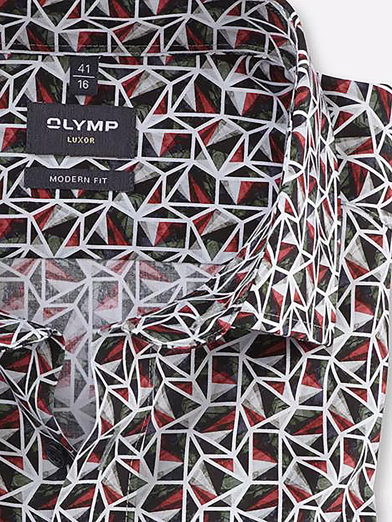 OLYMP | Hemd Modern Fit | rot