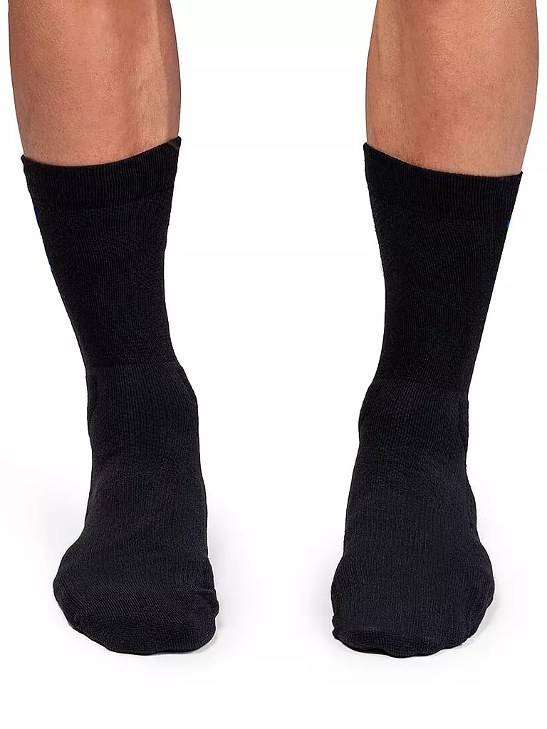 ON | Herren Socken black / indigo | weiss