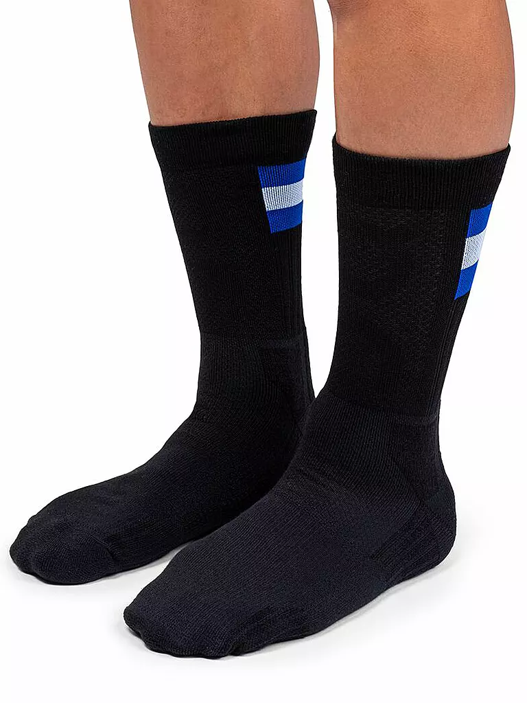 ON | Herren Socken black / indigo | weiss
