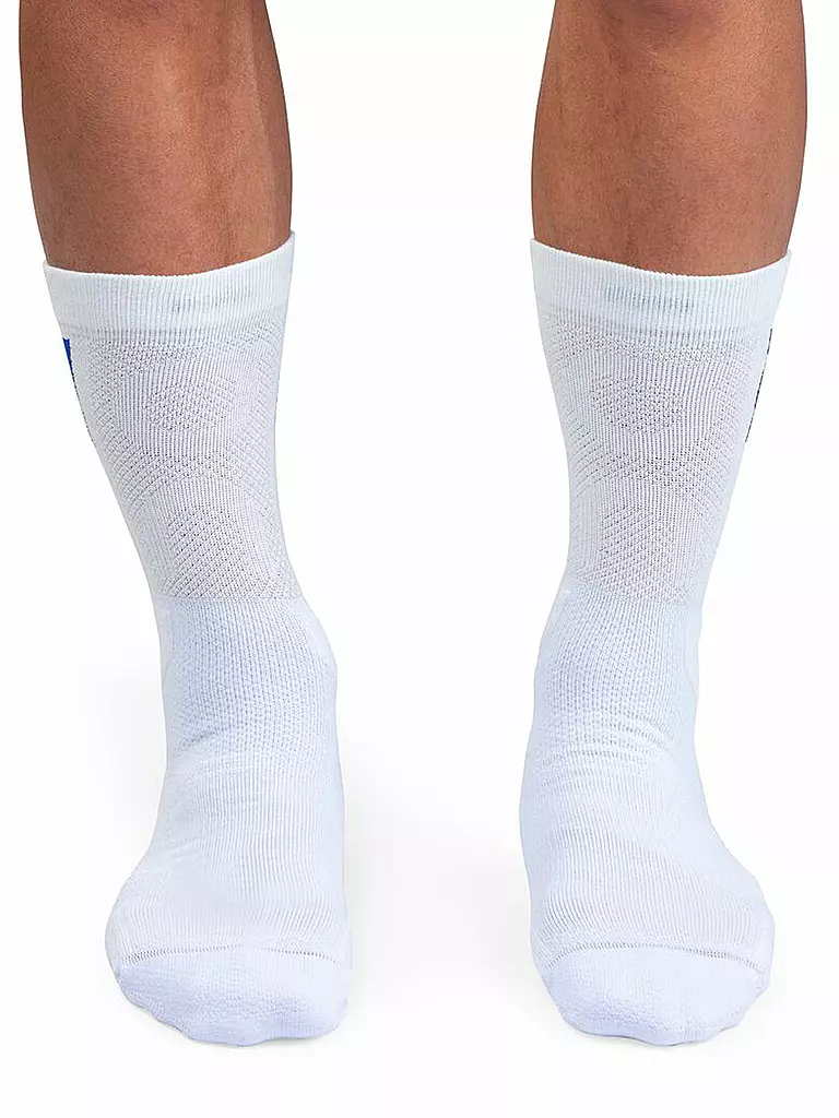 ON | Herren Socken white / indigo | weiss