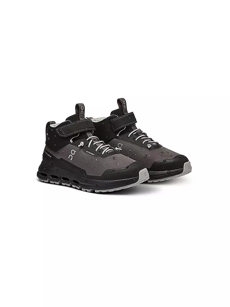 ON | Kinder Sneakers CLOUDHERO MID WATERPROOF | schwarz