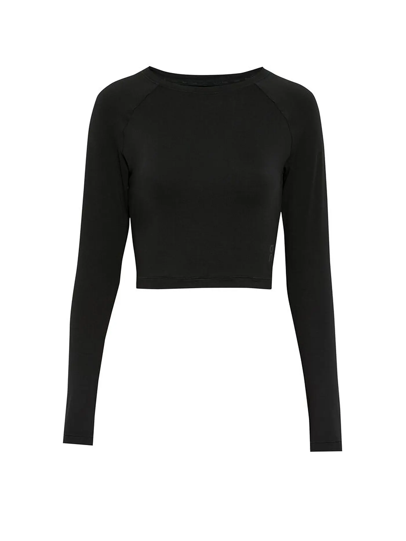 ON | Langarmshirt Cropped Fit  | schwarz