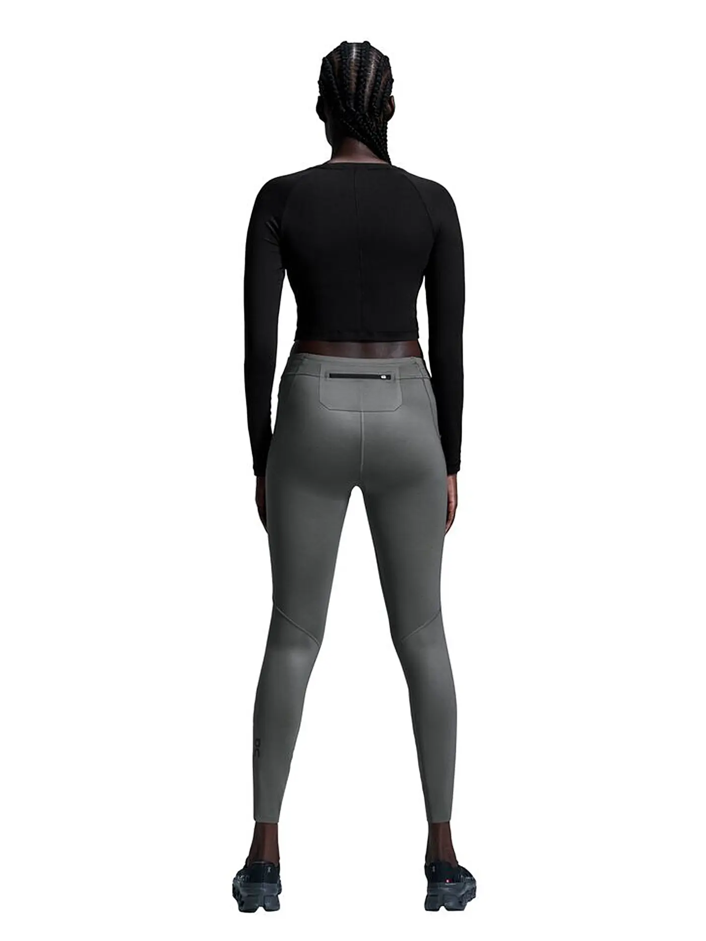 ON | Langarmshirt Cropped Fit  | schwarz