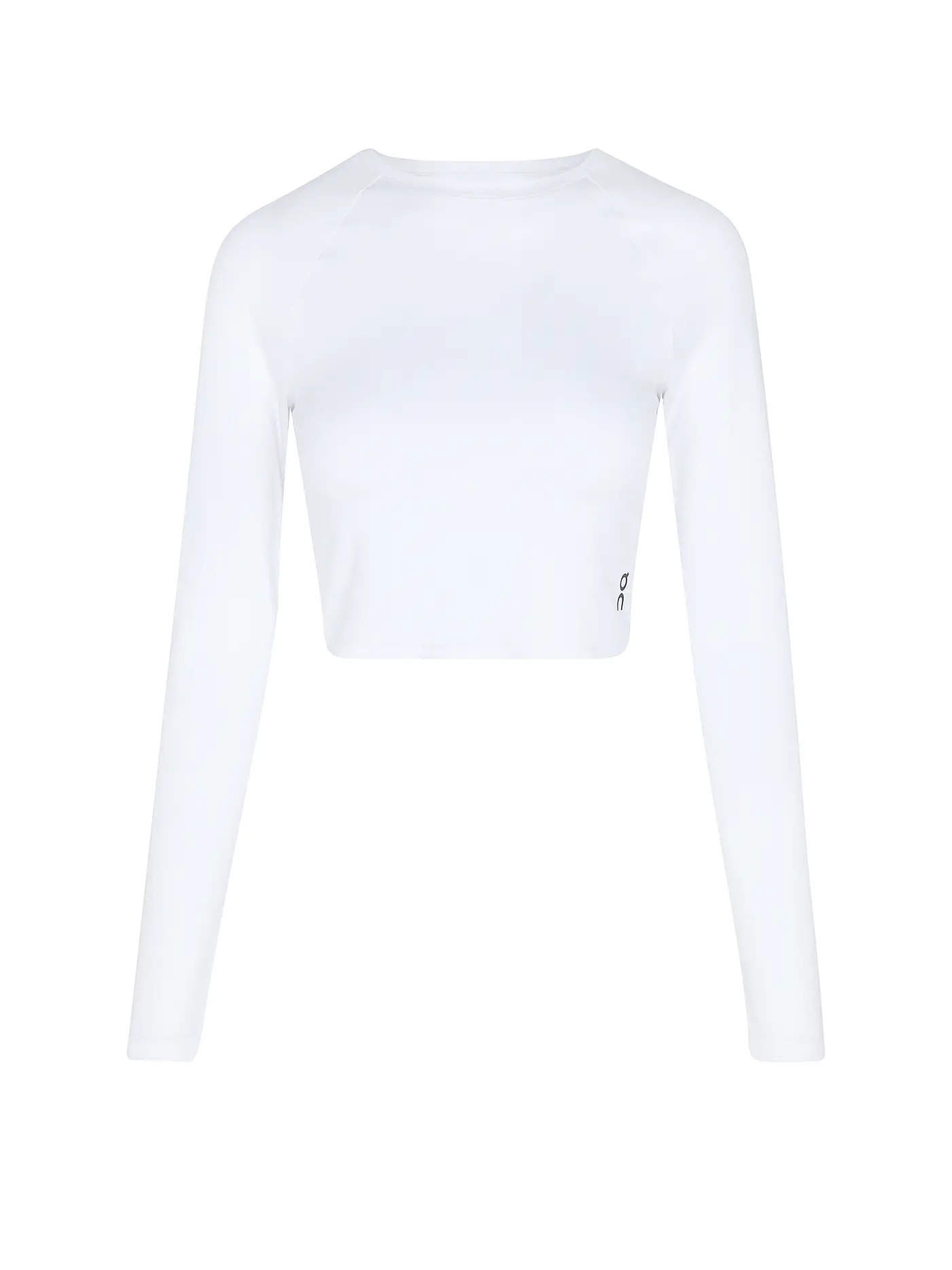 ON | Langarmshirt Cropped Fit  | weiss