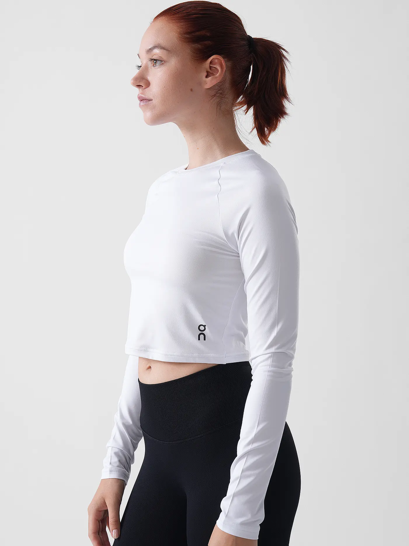 ON | Langarmshirt STUDIO | weiss