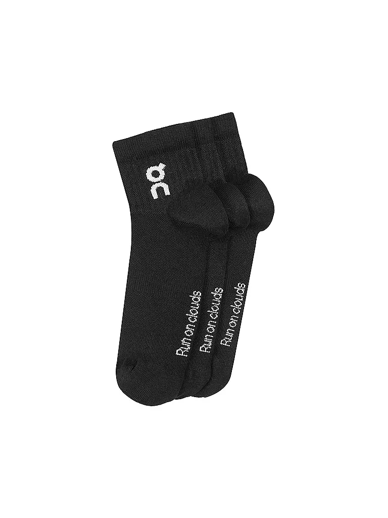 ON | Socken 3er Pkg. black | schwarz