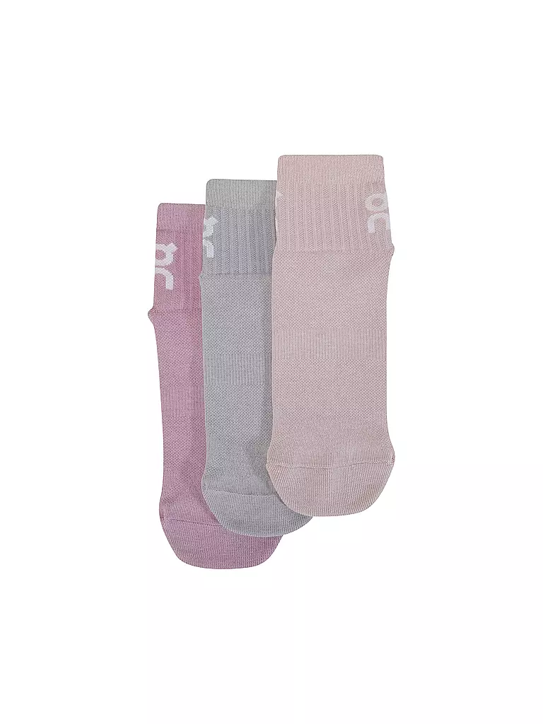 ON | Socken 3er Pkg. mauve lavendula | rosa