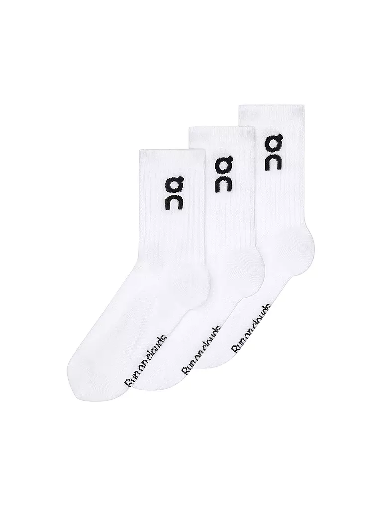 ON | Socken 3er Pkg. white | weiss