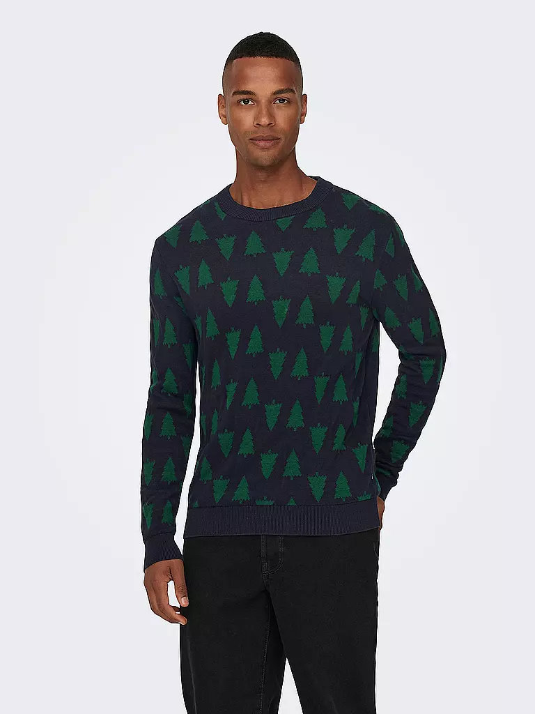 ONLY & SONS | Pullover ONSXMAS | dunkelgrün