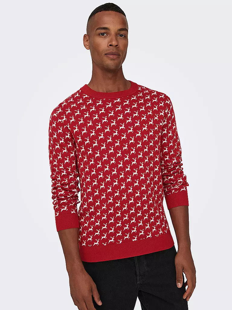 ONLY & SONS | Pullover ONSXMAS | dunkelgrün