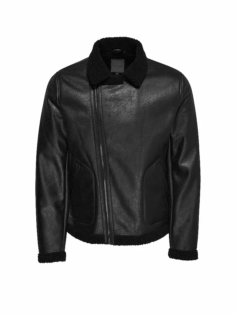 ONLY & SONS | Jacke in Lammfell-Optik | 