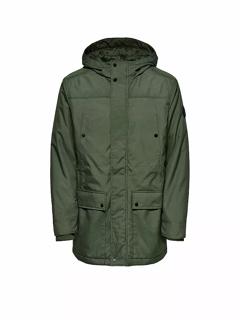 ONLY & SONS | Parka " 	ONSPETER TECHINCAL " | olive