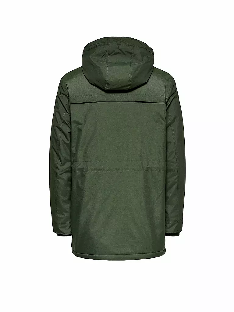 ONLY & SONS | Parka " 	ONSPETER TECHINCAL " | olive