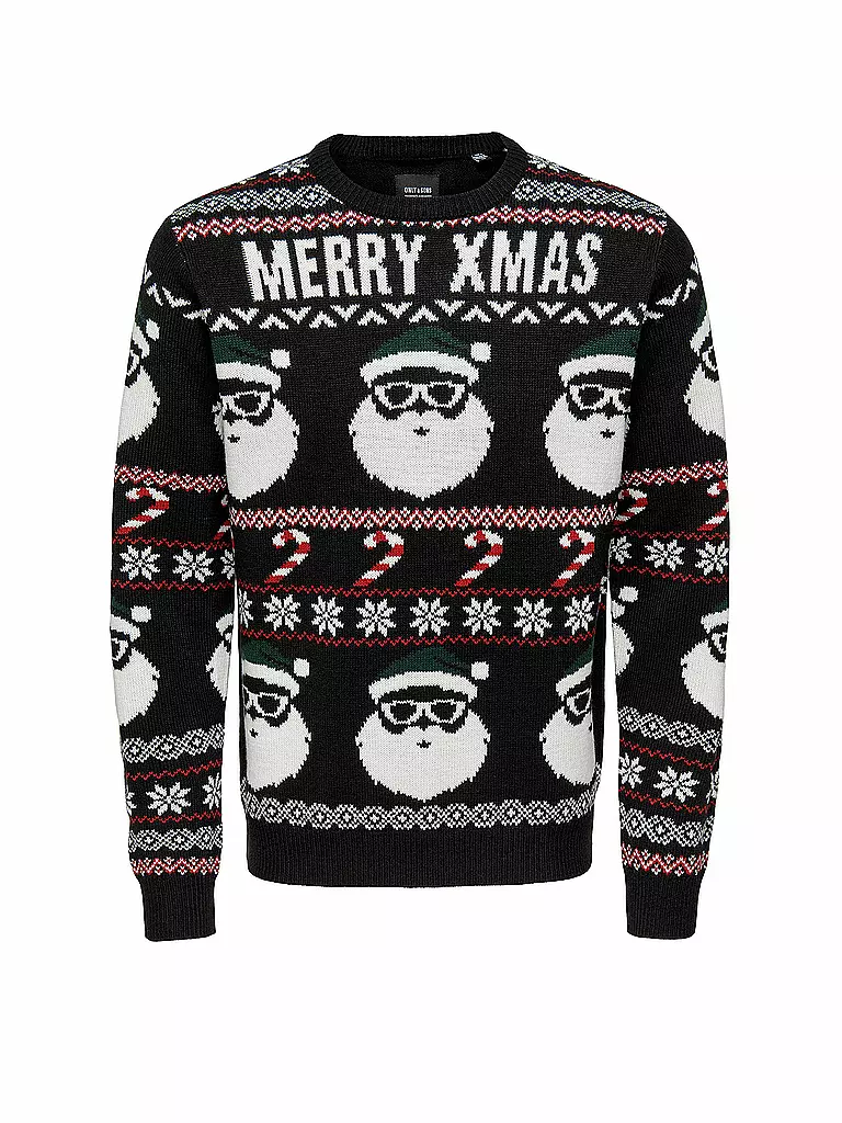 ONLY & SONS | Pullover ONSXMAS  | schwarz