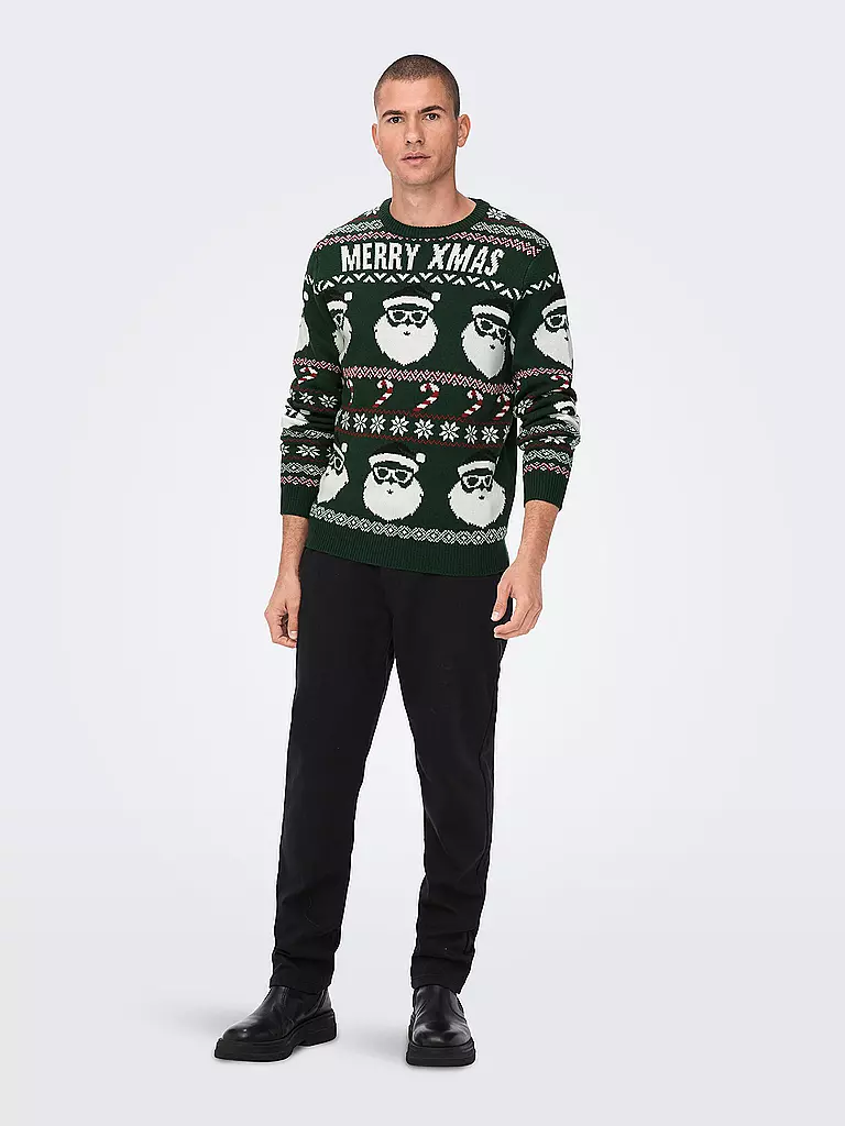 ONLY & SONS | Pullover ONSXMAS  | grün