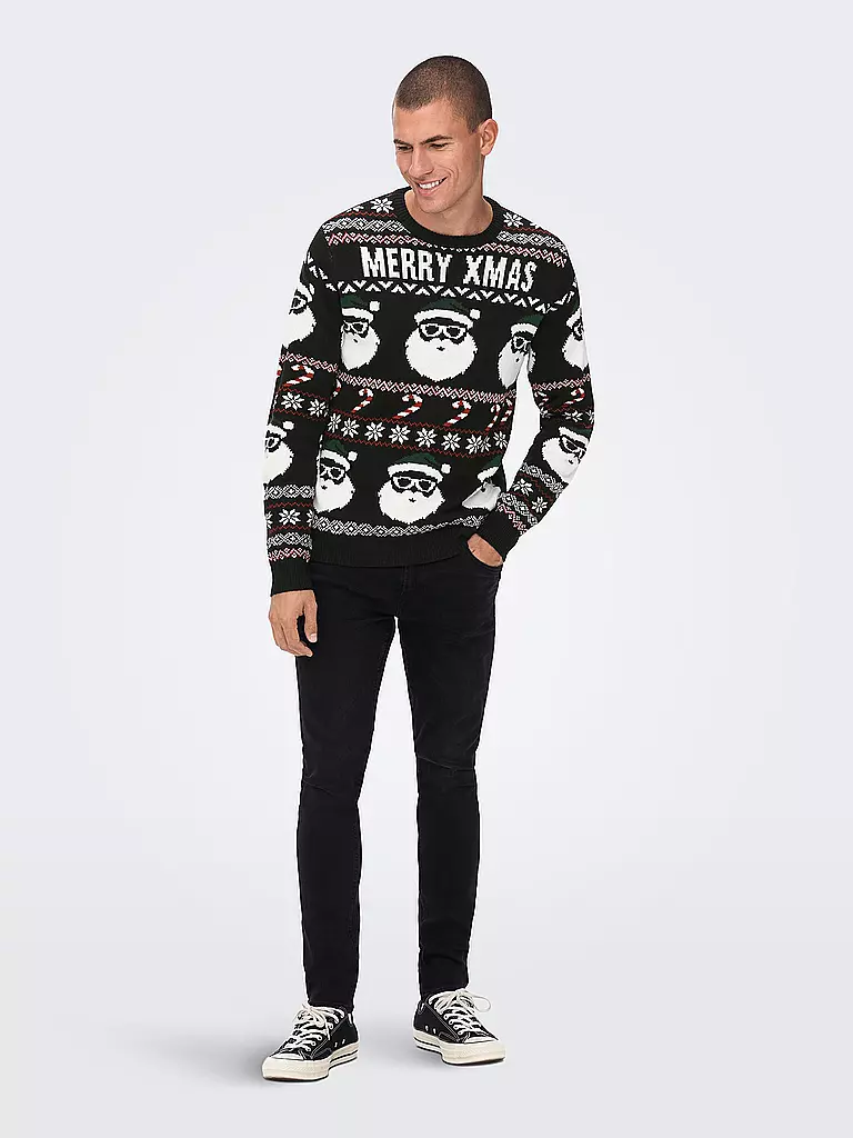 ONLY & SONS | Pullover ONSXMAS  | schwarz