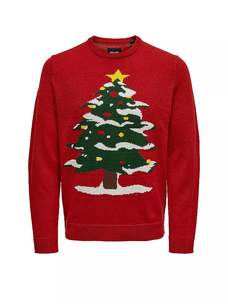 ONLY & SONS | Pullover ONSXMAS | rot