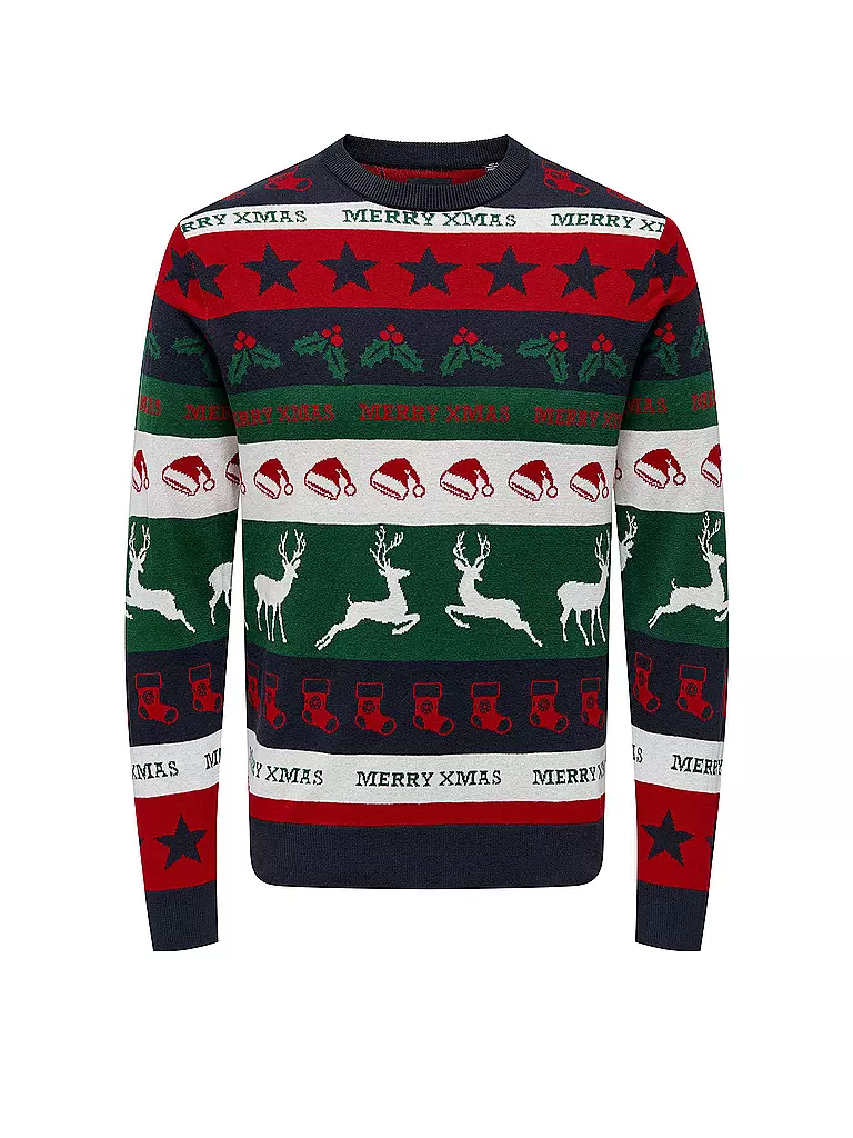 ONLY & SONS | Pullover ONSXMAS | dunkelblau