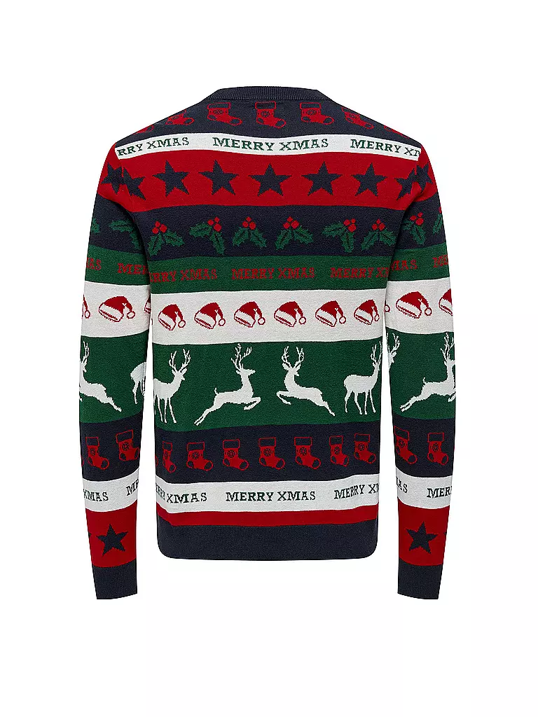 ONLY & SONS | Pullover ONSXMAS | dunkelblau