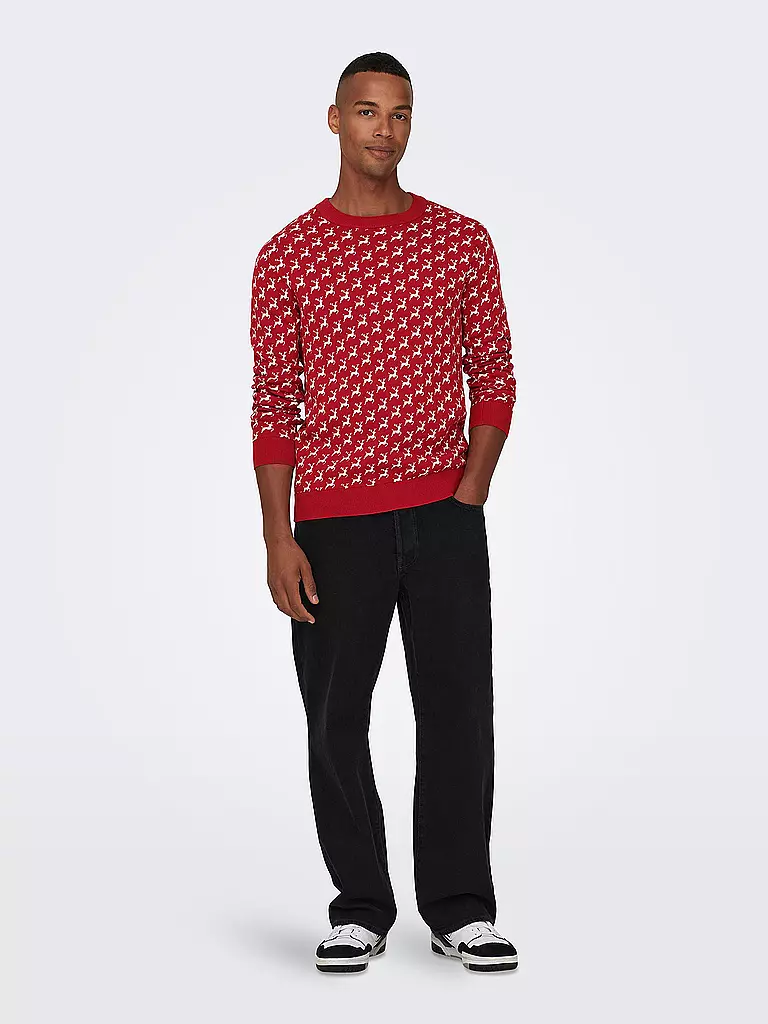 ONLY & SONS | Pullover ONSXMAS | rot