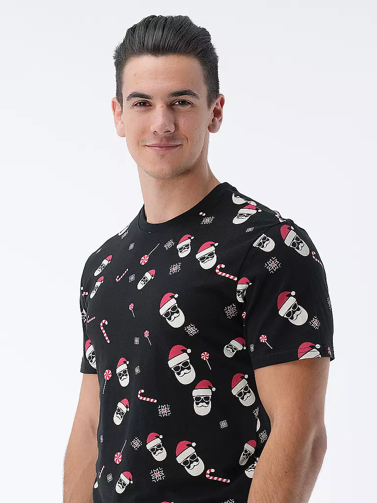 ONLY & SONS | T-Shirt ONSNEWCHRISTMAS | schwarz