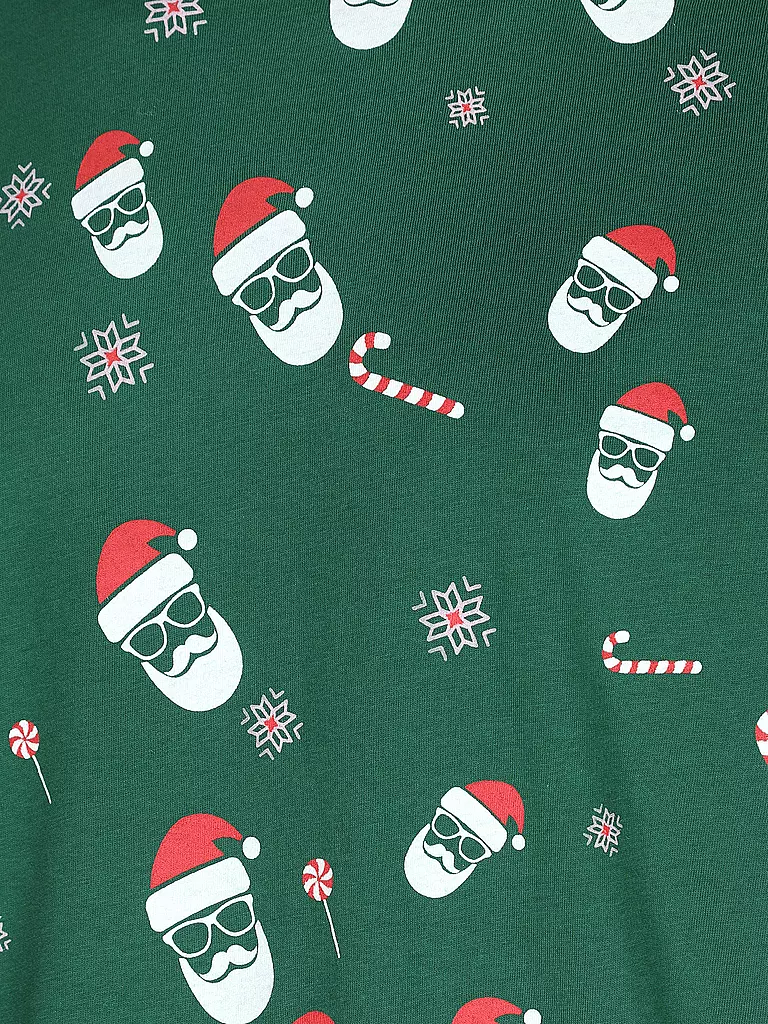 ONLY & SONS | T-Shirt ONSNEWCHRISTMAS | dunkelgrün