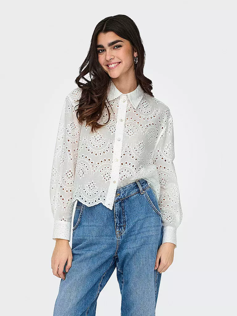 ONLY | Bluse ONLVALAIS | grau