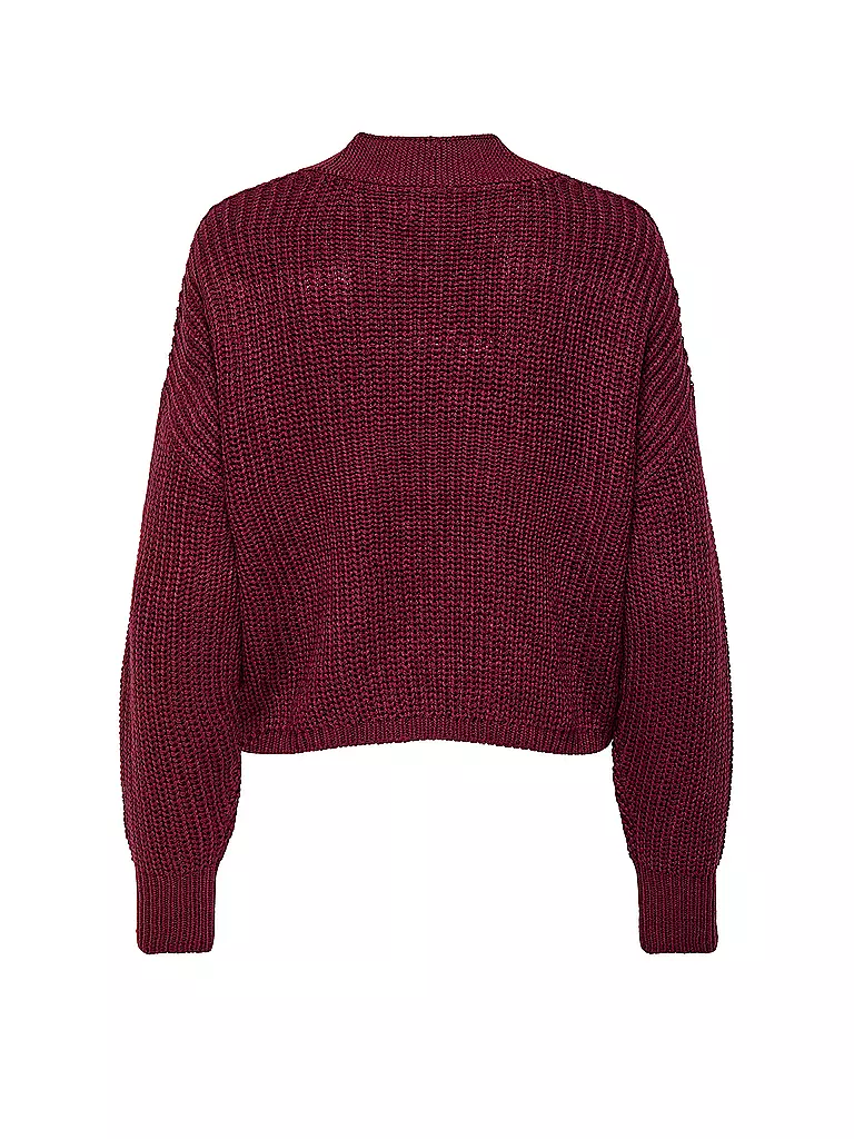 ONLY | Cardigan ONLCAROL | dunkelrot