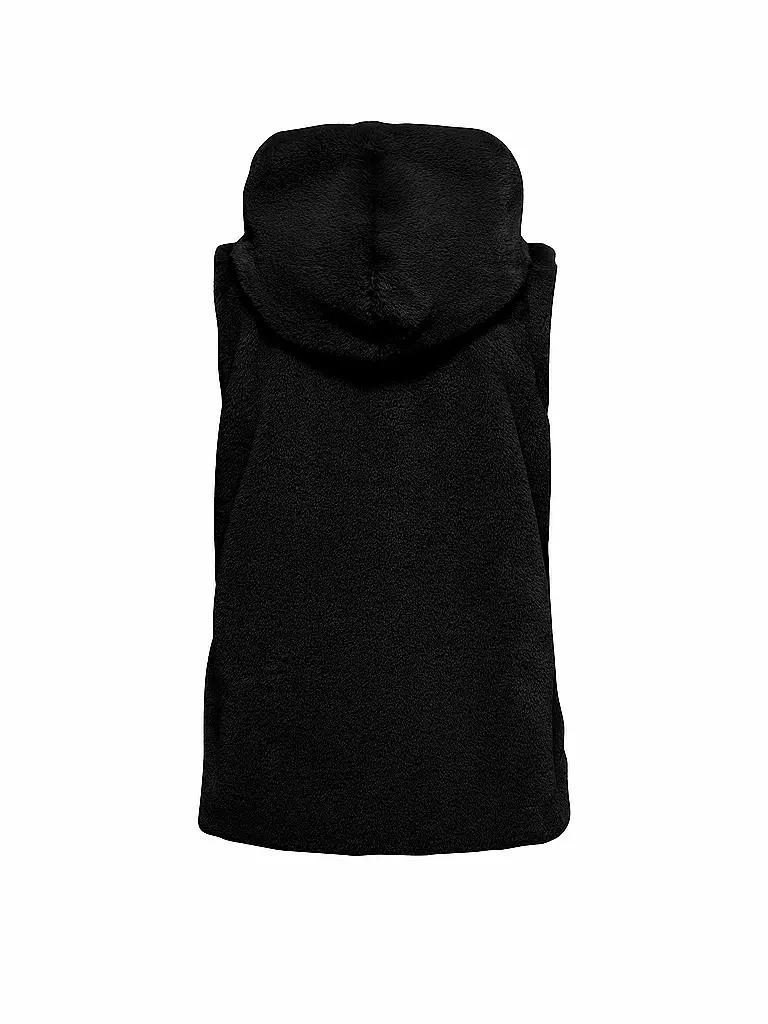 ONLY | Gilet in Felloptik ONLMALOU  | schwarz