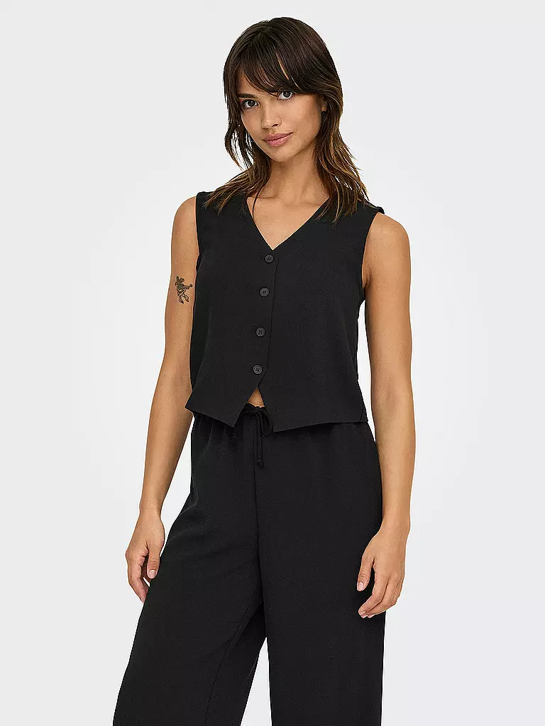 ONLY | Gilet ONLTHANA  | schwarz