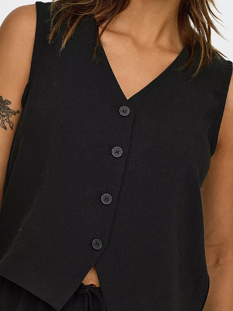 ONLY | Gilet ONLTHANA  | schwarz