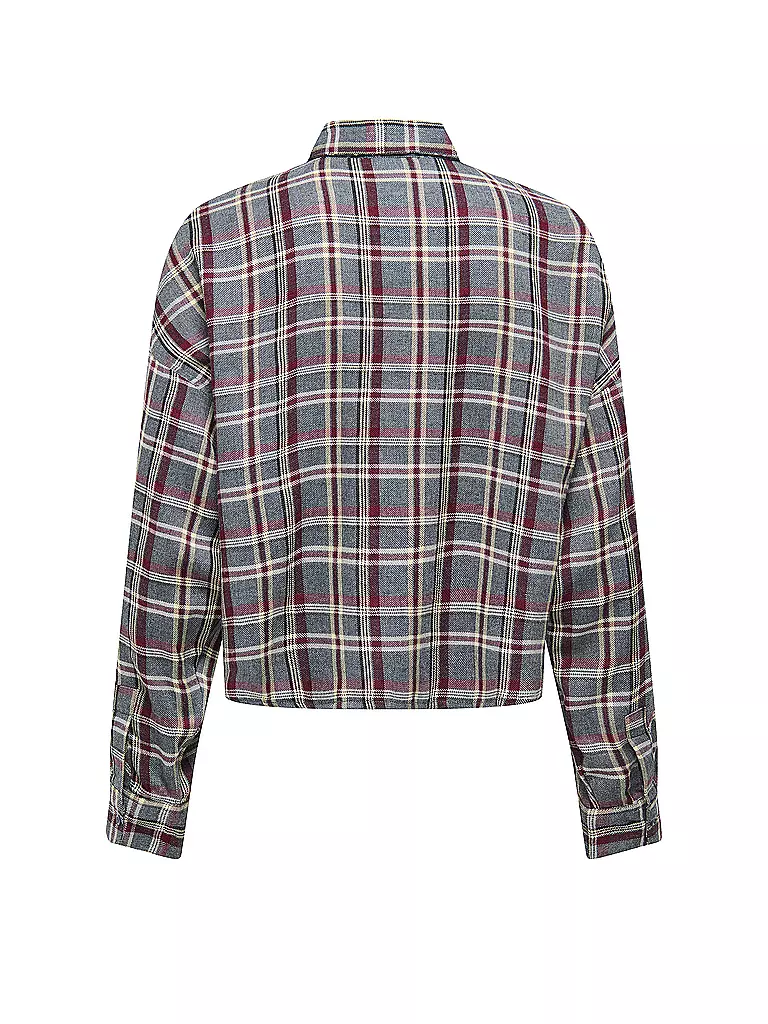 ONLY | Hemdbluse ONLRILEY | grau