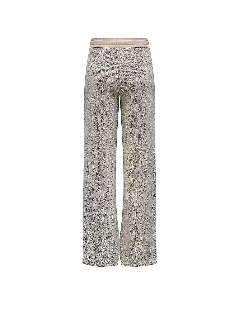 ONLY | High Waist Hose ONLFRANSA | silber