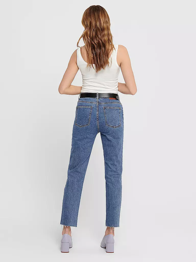 ONLY | Highwaist Jeans Straight Fit ONLEMILY  | blau
