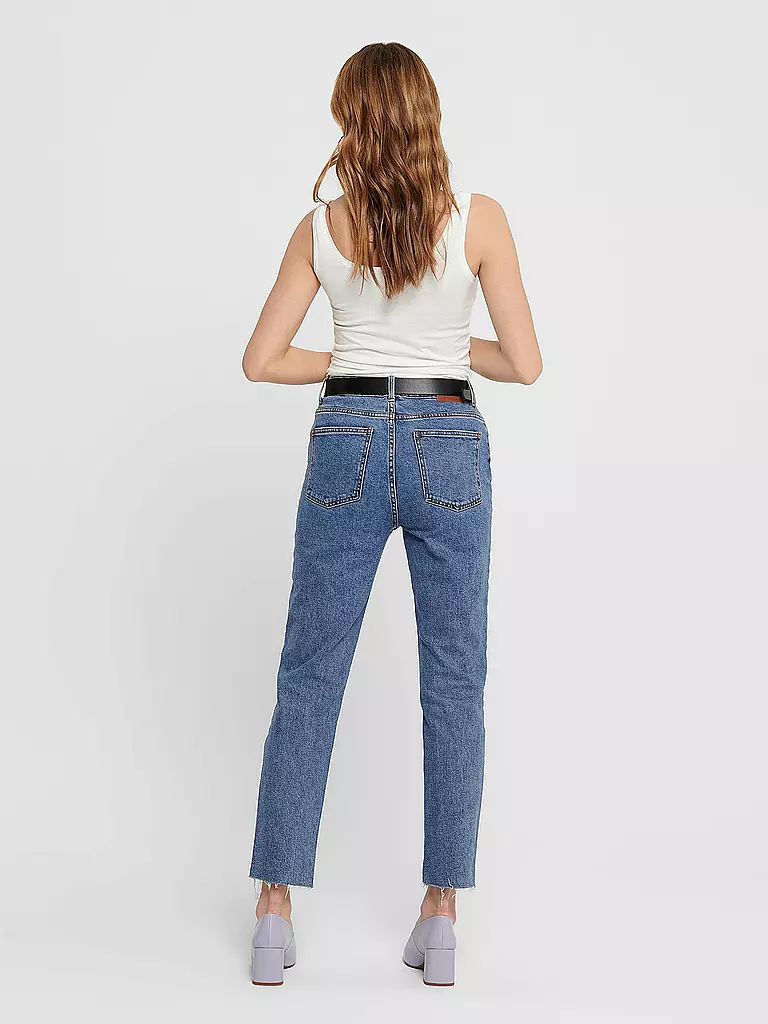 ONLY | Highwaist Jeans Straight Fit ONLEMILY  | blau