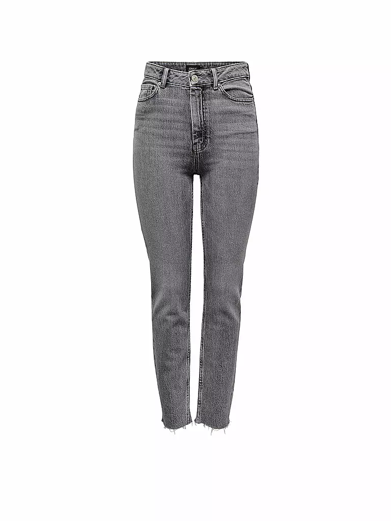 ONLY | Highwaist Jeans Straight Fit ONLEMILY | grau