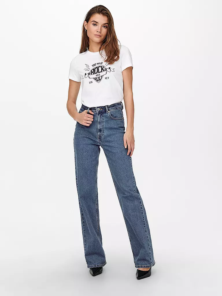 ONLY | Highwaist Jeans Wide Leg ONLCAMILLE  | blau