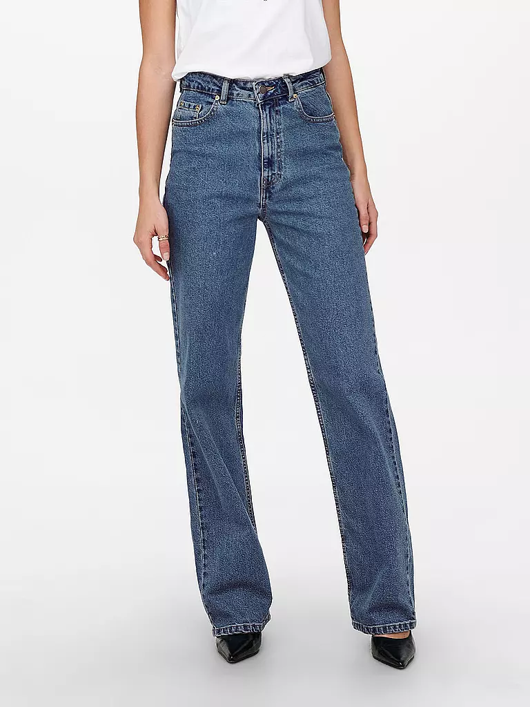 ONLY | Highwaist Jeans Wide Leg ONLCAMILLE  | blau