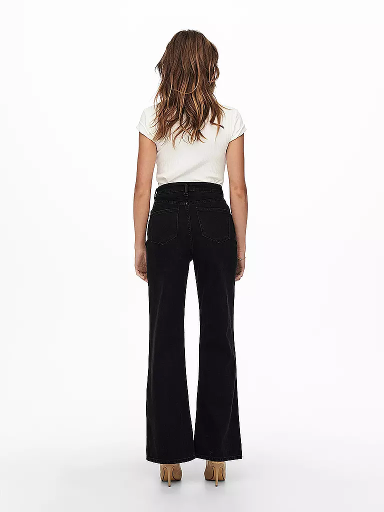 ONLY | Highwaist Jeans Wide Leg ONLCAMILLE  | schwarz