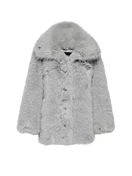 ONLY | Jacke in Felloptik ONLASHIA | hellgrau