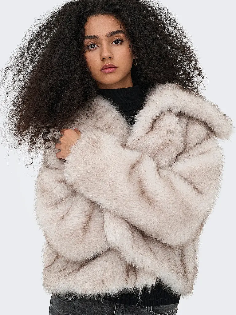 ONLY | Jacke in Felloptik ONLDAWN | creme