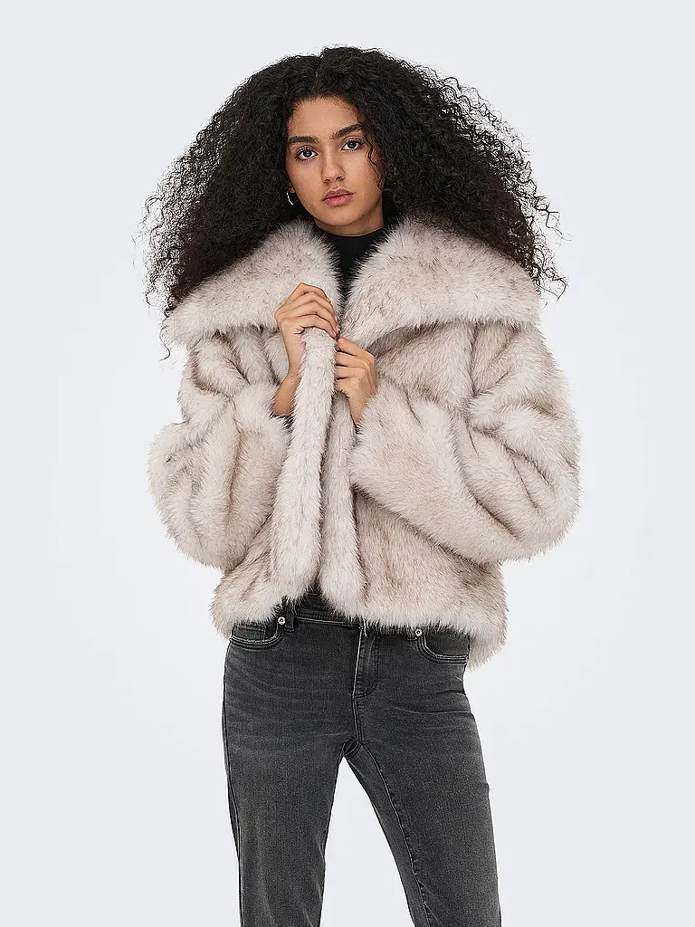 ONLY | Jacke in Felloptik ONLDAWN | creme