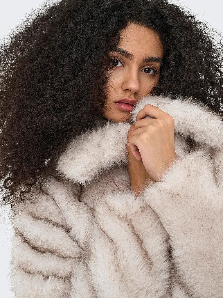 ONLY | Jacke in Felloptik ONLDAWN | creme